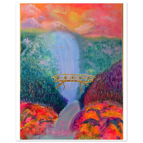 Everlasting glow : Premium Semi - Glossy Paper Poster - Glow N Flow Studio 777