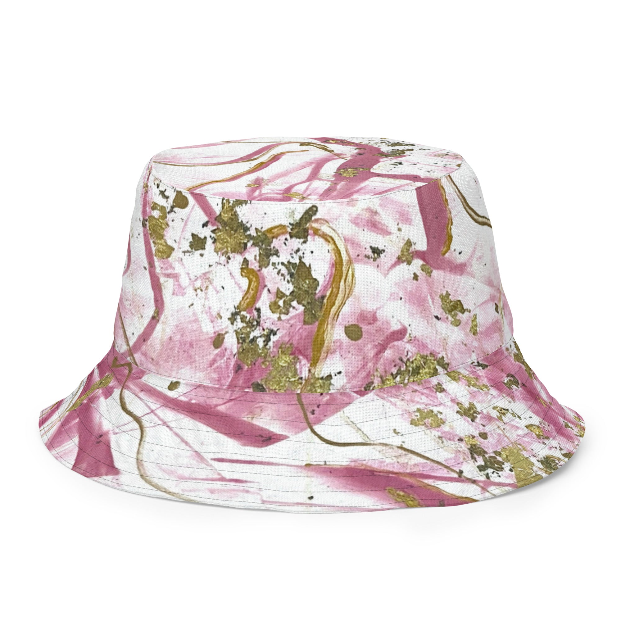 Golden Unraveling - Reversible bucket hat - Glow N Flow Studio 777
