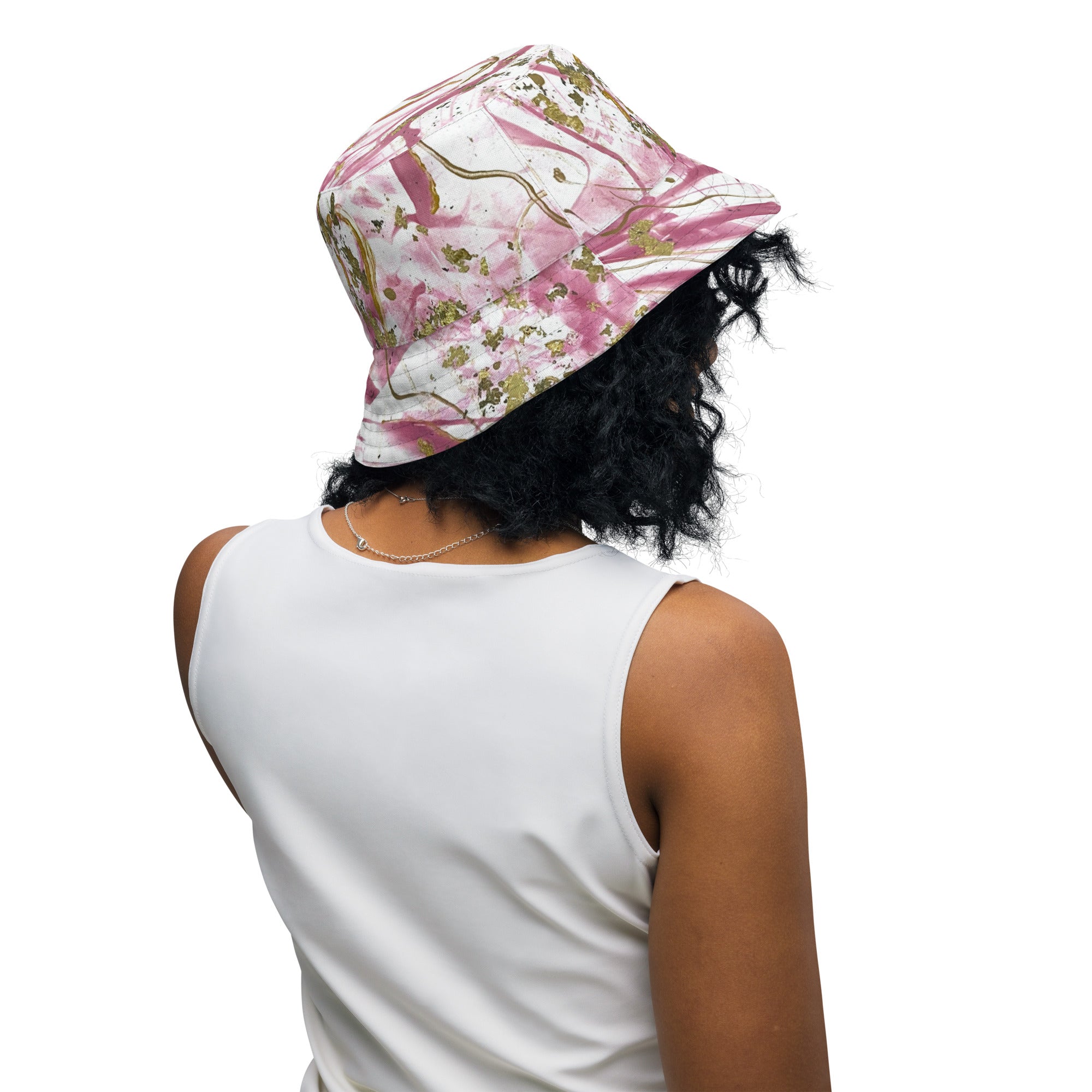 Golden Unraveling - Reversible bucket hat - Glow N Flow Studio 777