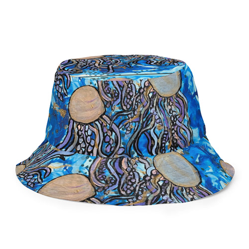 Aura in the Abyss - Reversible bucket hat - Glow N Flow Studio 777