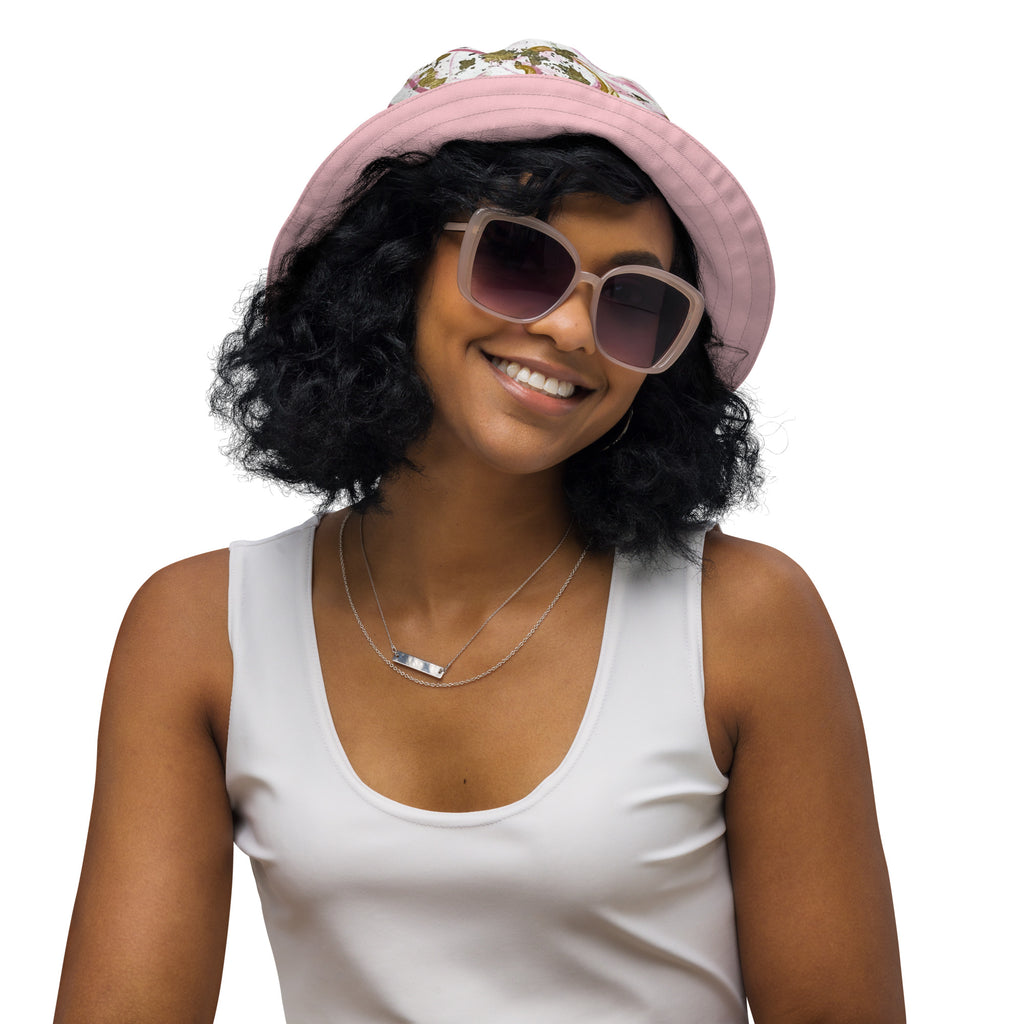 Golden Unraveling - Reversible bucket hat - Glow N Flow Studio 777