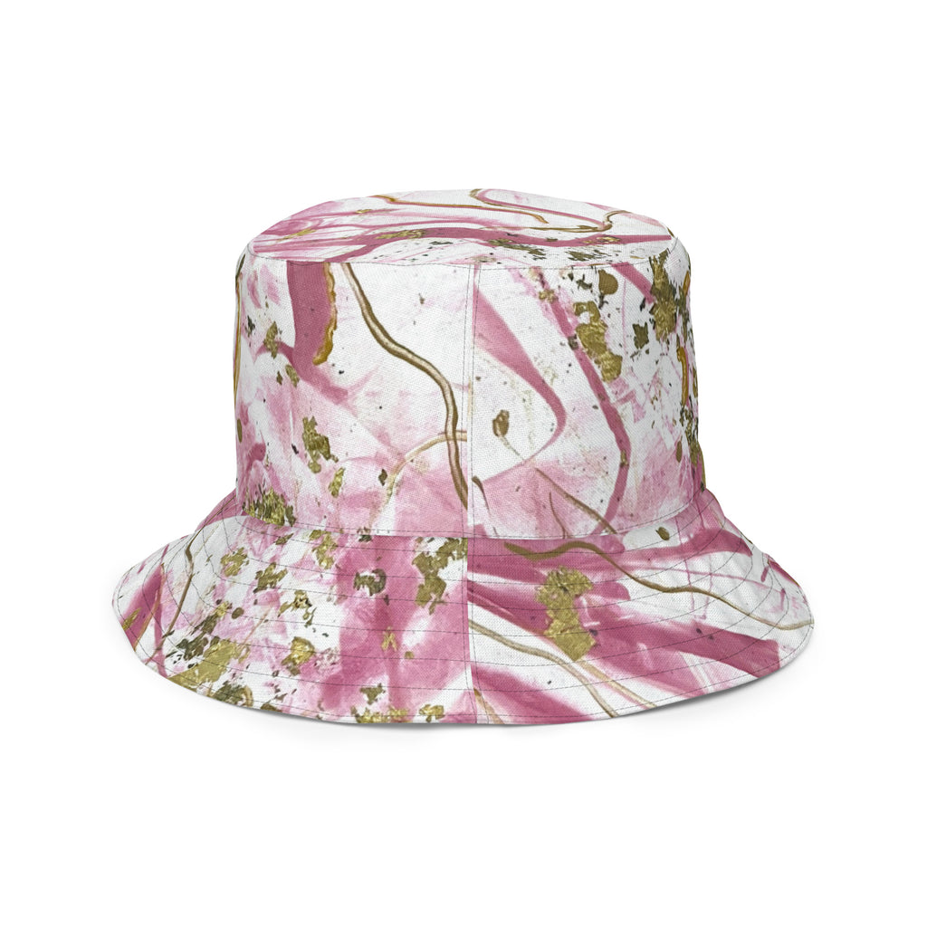 Golden Unraveling - Reversible bucket hat - Glow N Flow Studio 777