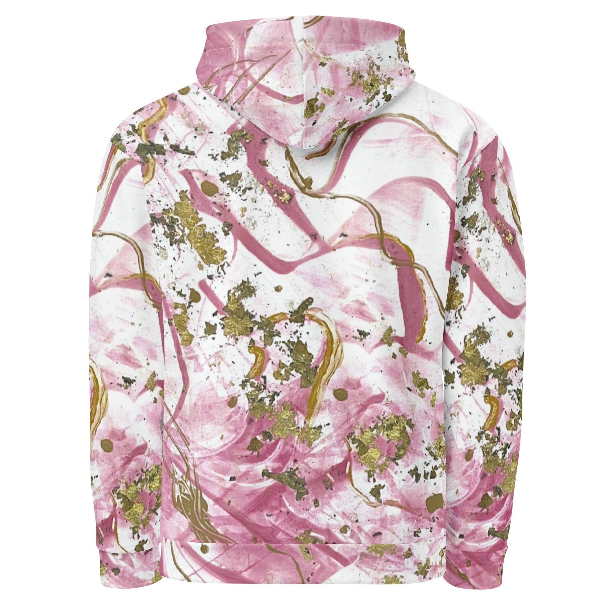 Golden Unraveling - Unisex cotton hoodie - Glow N Flow Studio 777