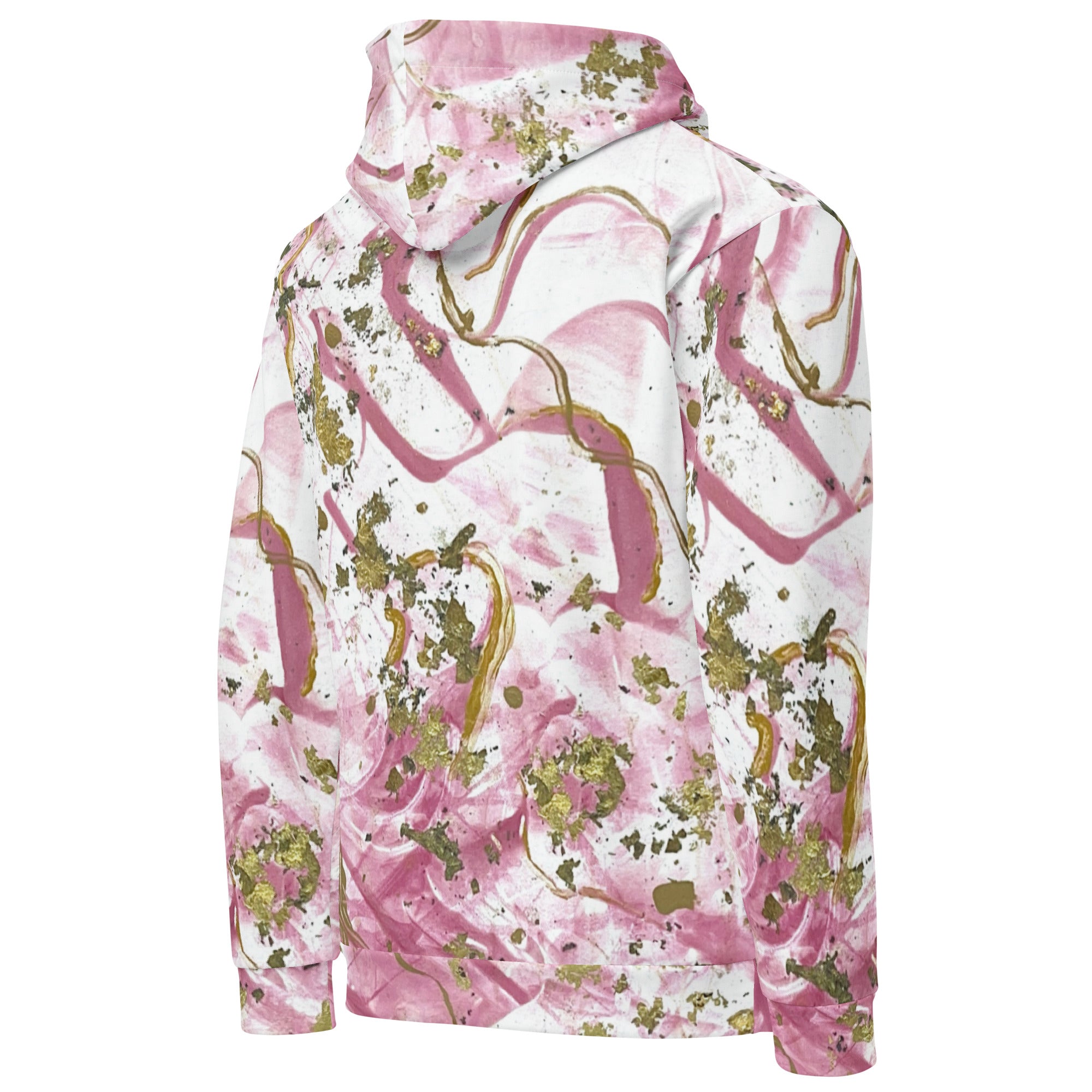 Golden Unraveling - Unisex cotton hoodie - Glow N Flow Studio 777