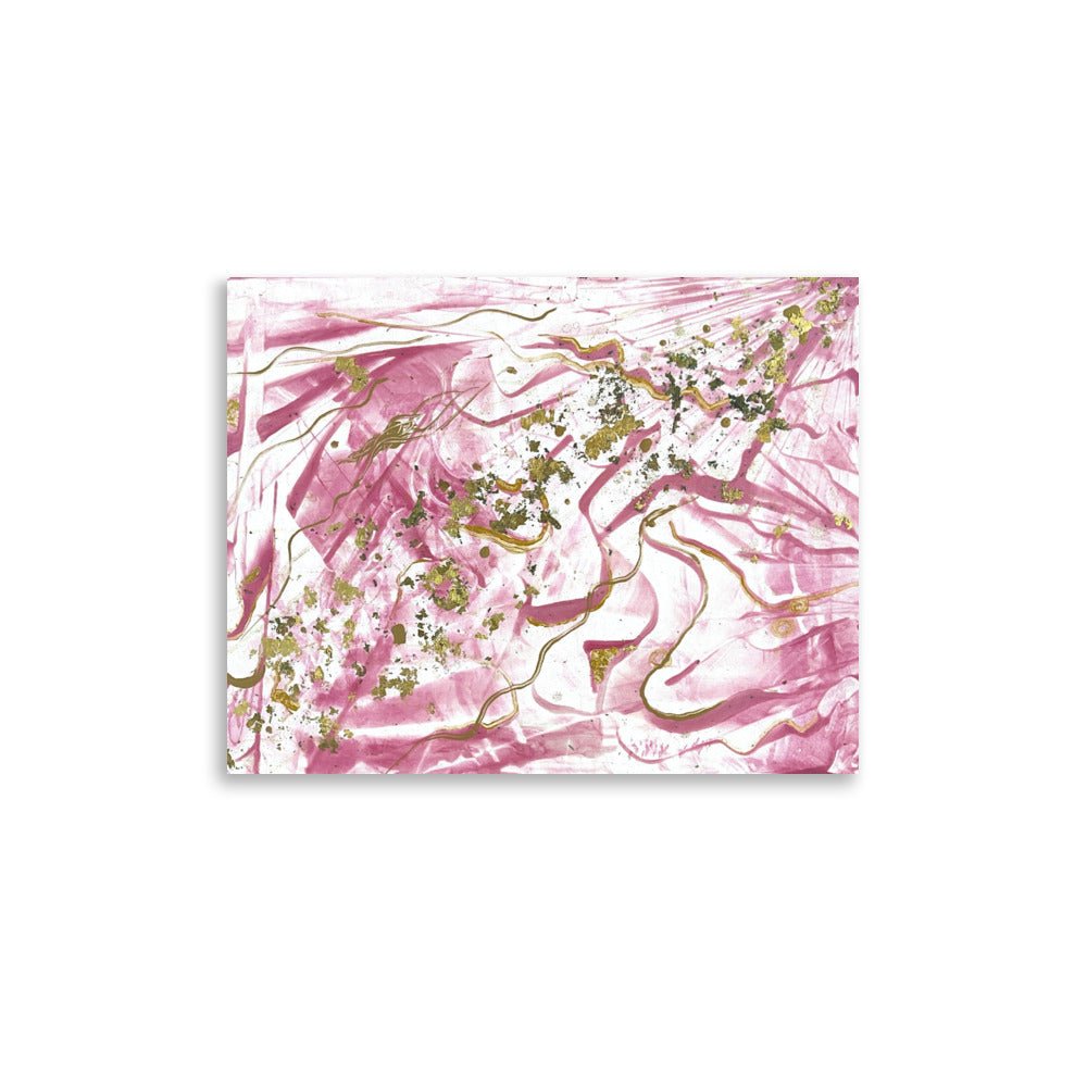 Golden Unraveling Poster - Glow N Flow Studio 777