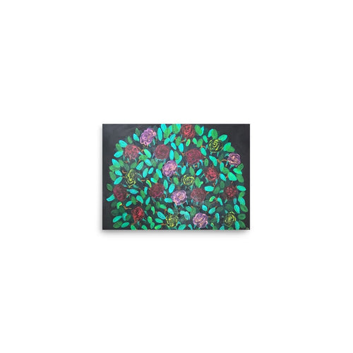 Blacklight Blossoms - Poster - Glow N Flow Studio 777