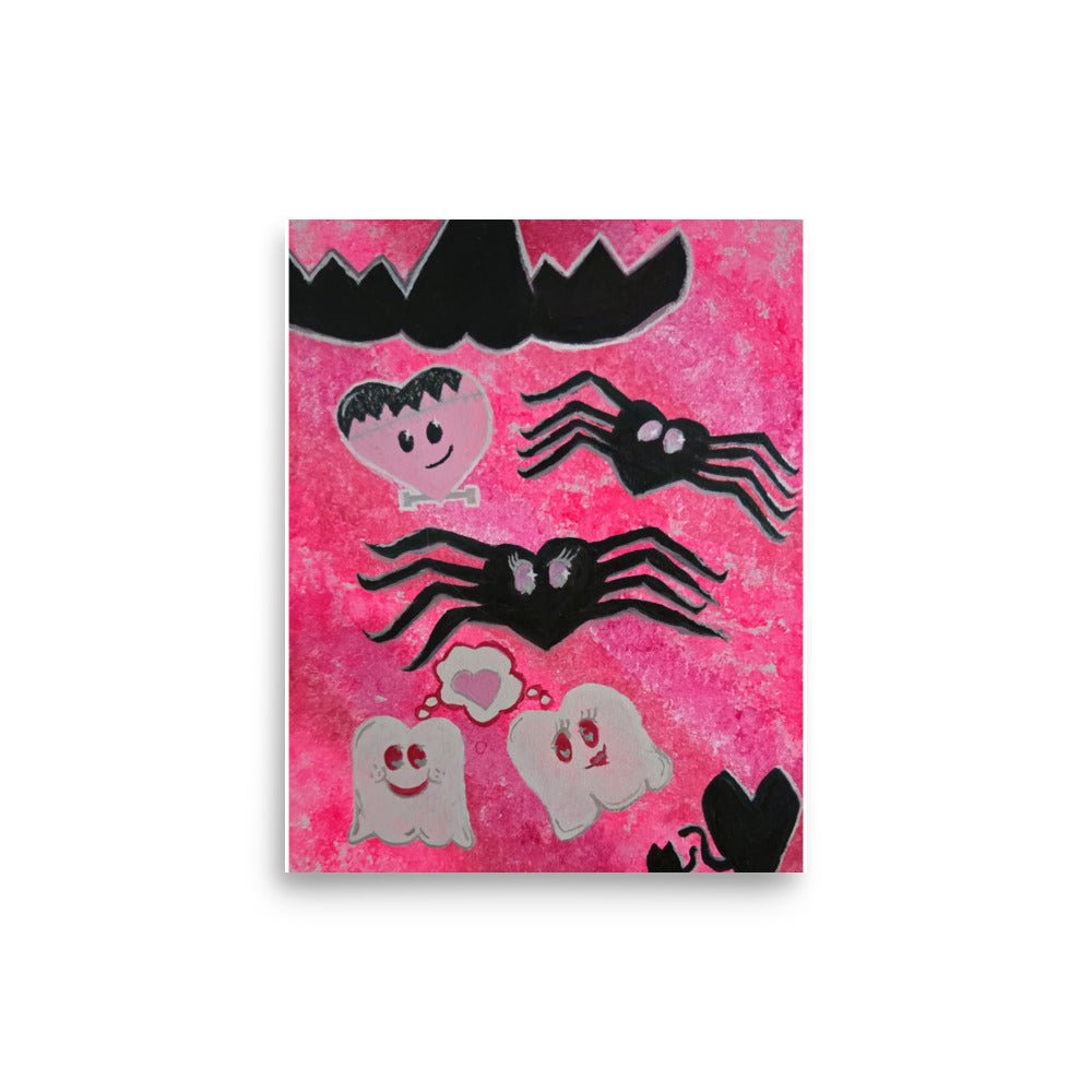 Valenspookie Poster - Glow N Flow Studio 777