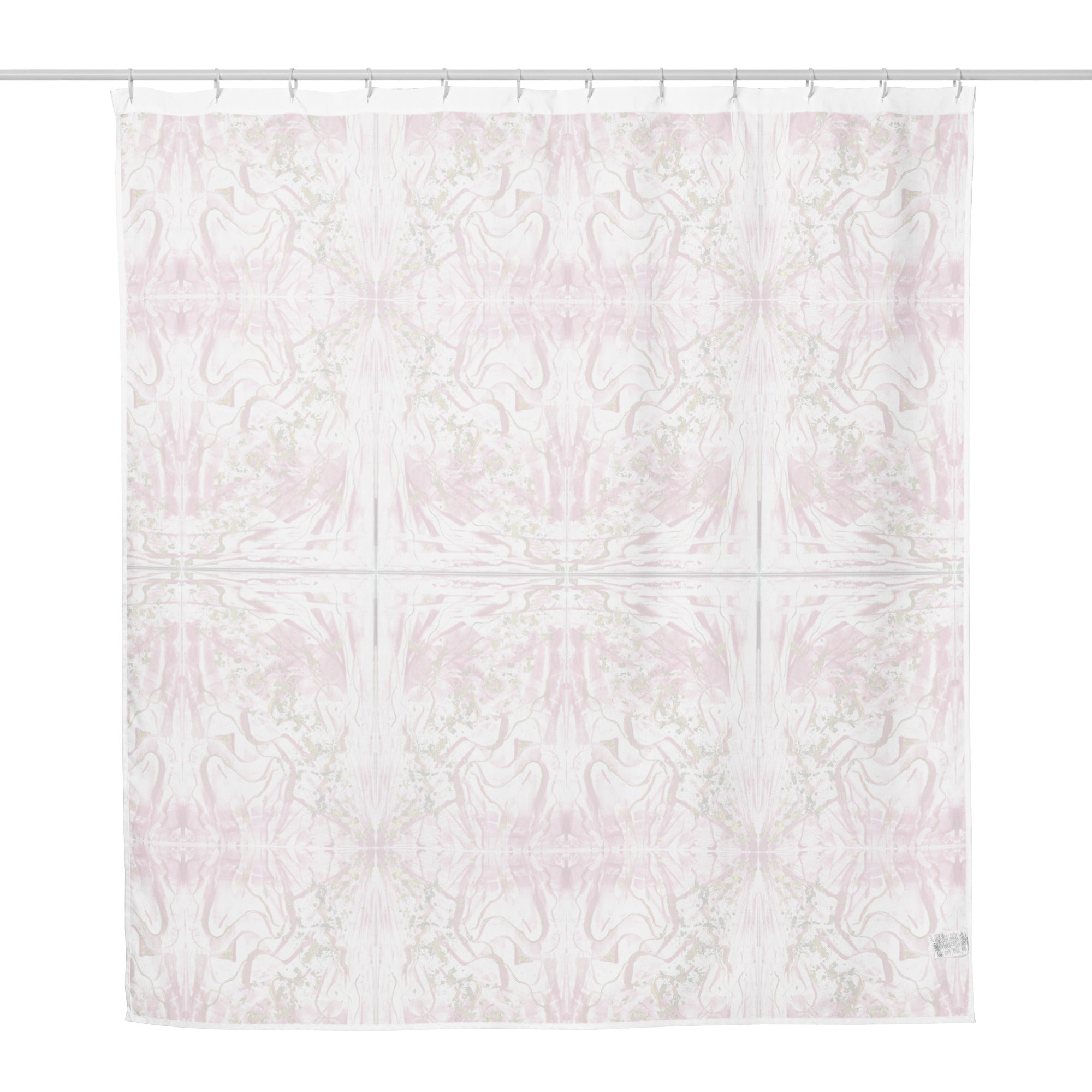 Golden Unraveling - Shower curtain - Glow N Flow Studio 777