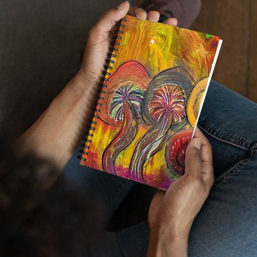 Mystic - Spiral notebook - Glow N Flow Studio 777